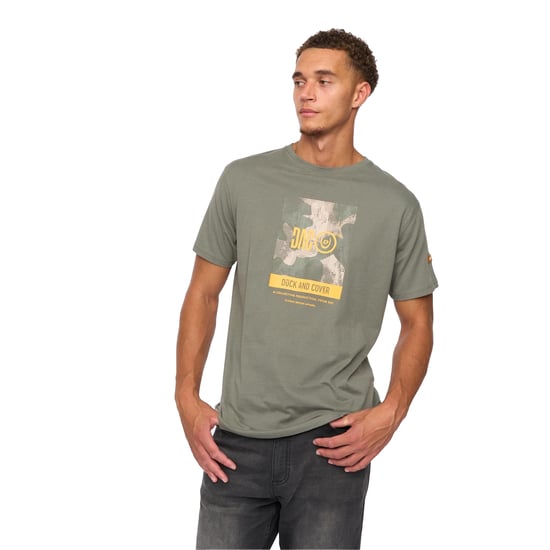 Duck and Cover - "Camostack" T-Shirt für Herren (Dunkel-Olive) - Image 4