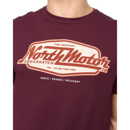 Crosshatch - "Hellmere" T-Shirt für Herren (Rum Rosinen) - Image 3