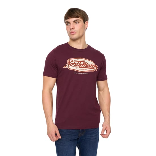 Crosshatch - "Hellmere" T-Shirt für Herren (Rum Rosinen) - Image 4