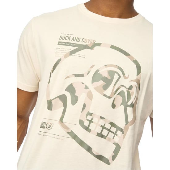 Duck and Cover - "Skullmatic" T-Shirt für Herren (Naturweiß) - Image 2