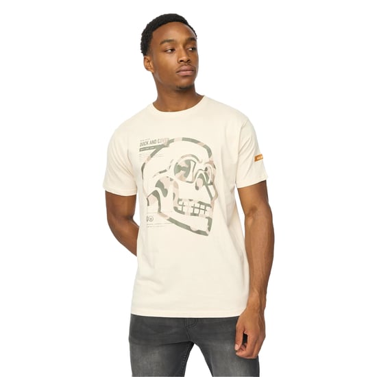 Duck and Cover - "Skullmatic" T-Shirt für Herren (Naturweiß) - Image 3