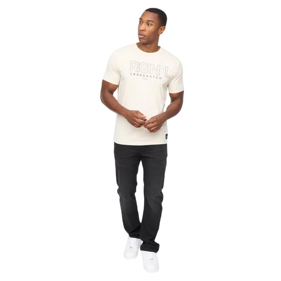 Crosshatch - "Carrimoore" T-Shirt für Herren (Naturweiß) - Image 4