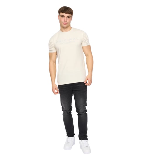 Crosshatch - "Demiwear" T-Shirt für Herren (Naturweiß) - Image 5