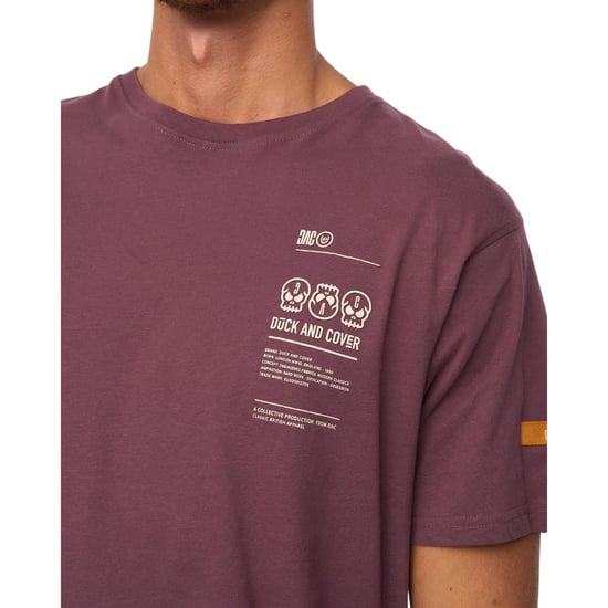 Duck and Cover - "Cramptone" T-Shirt für Herren (Rum Rosinen) - Image 3