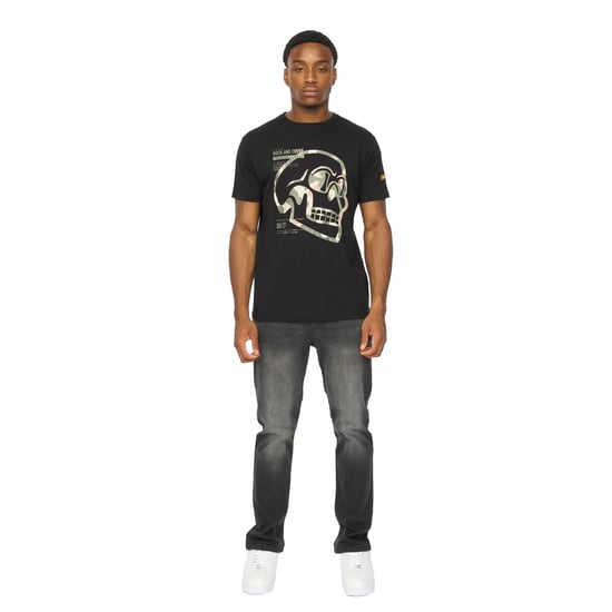 Duck and Cover - "Skullmatic" T-Shirt für Herren (Schwarz) - Image 4