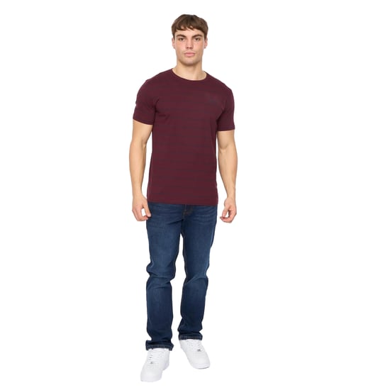 Crosshatch - "Hemtowns" T-Shirt für Herren (Rum Rosinen) - Image 4