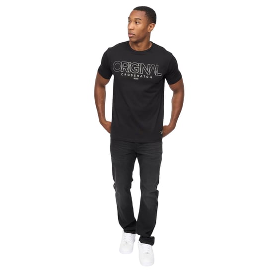 Crosshatch - "Carrimoore" T-Shirt für Herren (Schwarz) - Image 4