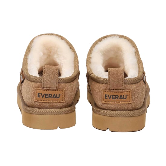 EverAu - "Quail" Hausschuhe für Damen, Leder (Kastanie) - Image 2