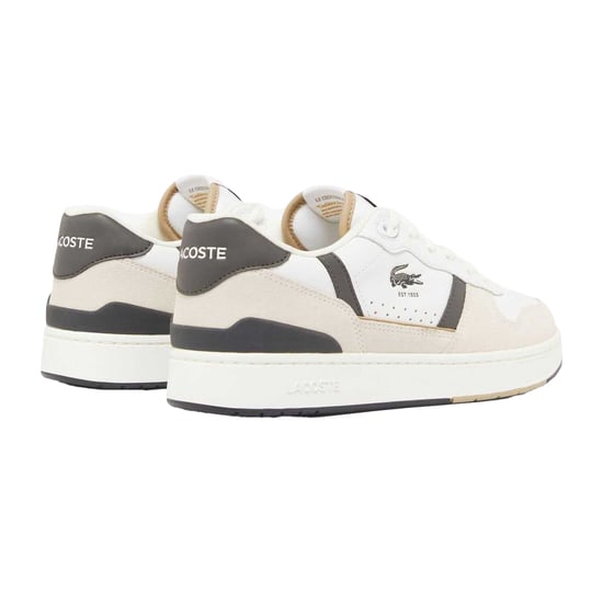 Lacoste - "T-Clip Set" Sneaker für Herren, Leder (Weiß/Grün) - Image 2
