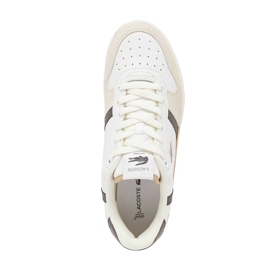 Lacoste - "T-Clip Set" Sneaker für Herren, Leder (Weiß/Grün) - Image 4
