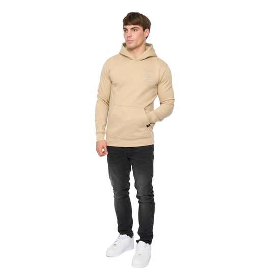 Crosshatch - "Jamolat" Kapuzenpullover für Herren (Steinfarben) - Image 4