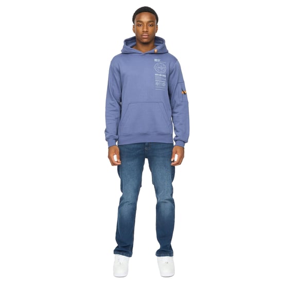 Duck and Cover - "Ashland" Kapuzenpullover für Herren (Jeansblau) - Image 4