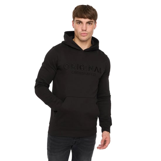 Crosshatch - "Haromere" Kapuzenpullover für Herren (Schwarz) - Image 3