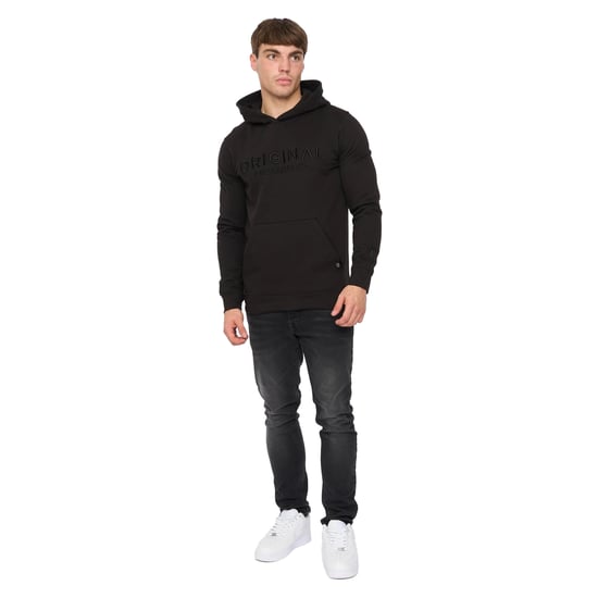 Crosshatch - "Haromere" Kapuzenpullover für Herren (Schwarz) - Image 4