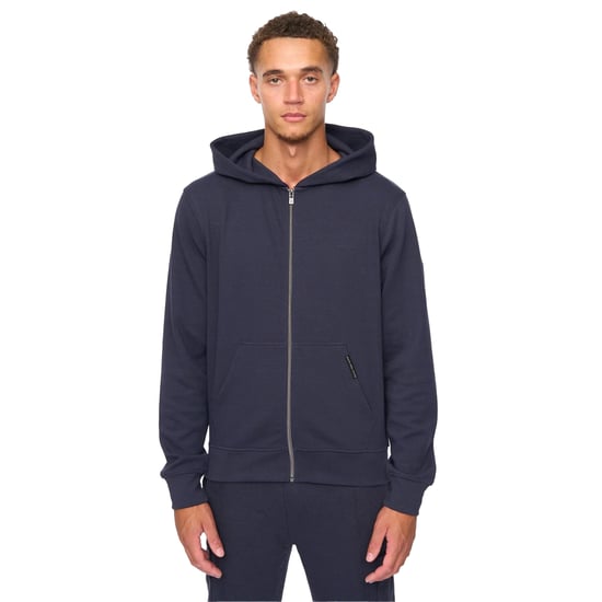 Duck and Cover - "Optimus" Hoodie mit durchgehendem Reißverschluss für Herren (Marine) - Image 1