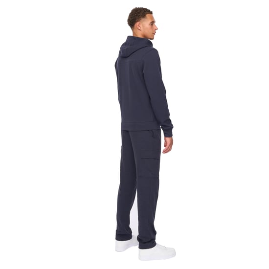 Duck and Cover - "Optimus" Hoodie mit durchgehendem Reißverschluss für Herren (Marine) - Image 2