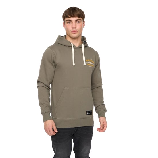 Crosshatch - "Motocross" Kapuzenpullover für Herren (Oliv) - Image 3