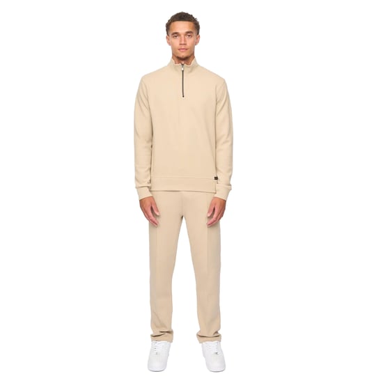 Duck and Cover - "Slellmoore" Sweatshirt für Herren, mit kurzem Reißverschluss (Steinfarben) - Image 4