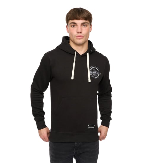 Crosshatch - "Cresswell" Kapuzenpullover für Herren (Schwarz) - Image 1