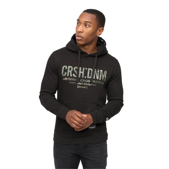 Crosshatch - "Campbox" Kapuzenpullover für Herren (Schwarz) - Image 3