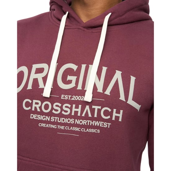 Crosshatch - "Vintarge" Kapuzenpullover für Herren (Rum Rosinen) - Image 3