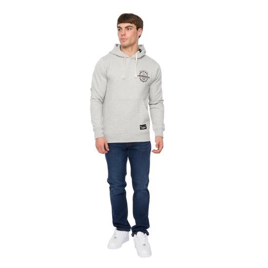 Crosshatch - "Cresswell" Kapuzenpullover für Herren (Grau meliert) - Image 4