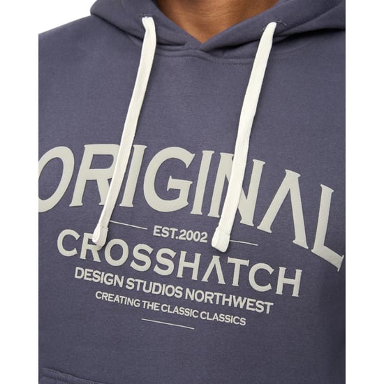 Crosshatch - "Vintarge" Kapuzenpullover für Herren (Marine) - Image 3