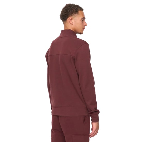 Duck and Cover - "Slellmoore" Sweatshirt für Herren, mit kurzem Reißverschluss (Weinrot) - Image 2