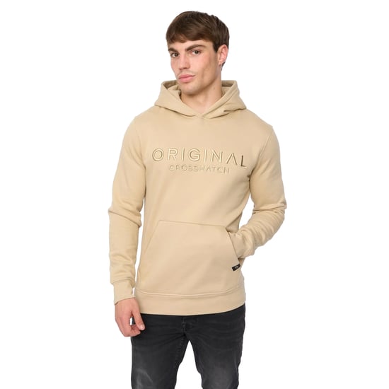 Crosshatch - "Haromere" Kapuzenpullover für Herren (Steinfarben) - Image 3