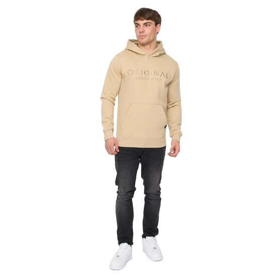 Crosshatch - "Haromere" Kapuzenpullover für Herren (Steinfarben) - Image 4