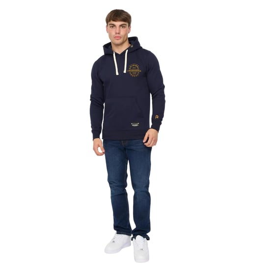 Crosshatch - "Cresswell" Kapuzenpullover für Herren (Marine) - Image 4