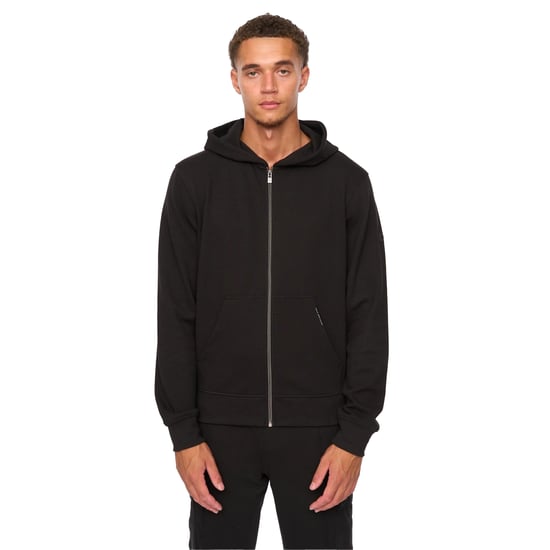 Duck and Cover - "Optimus" Hoodie mit durchgehendem Reißverschluss für Herren (Schwarz) - Image 1