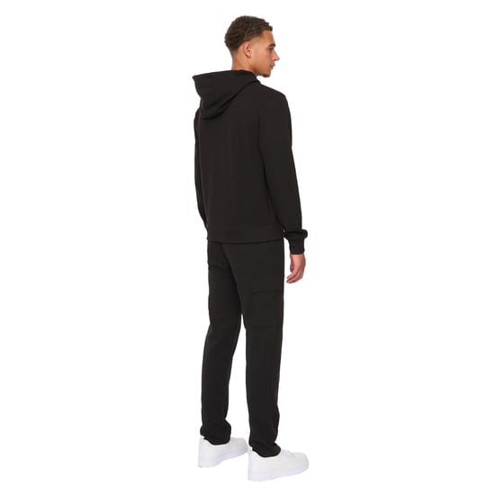 Duck and Cover - "Optimus" Hoodie mit durchgehendem Reißverschluss für Herren (Schwarz) - Image 2