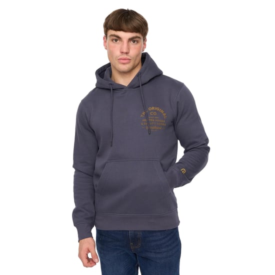 Crosshatch - "Shoptown" Kapuzenpullover für Herren (Marine) - Image 1