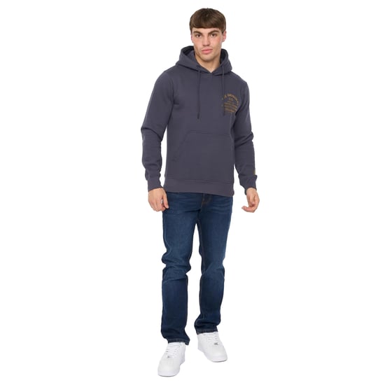 Crosshatch - "Shoptown" Kapuzenpullover für Herren (Marine) - Image 4