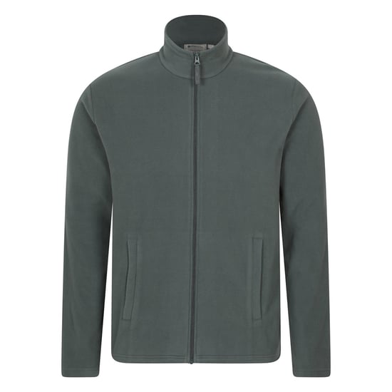 Mountain Warehouse - "Raso" Fleece-Oberteil für Herren, Durchgehender Reißverschluss (Khakigrün) - Image 1