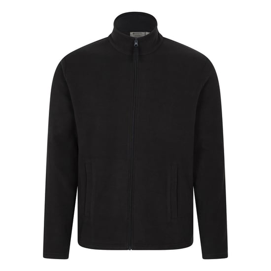 Mountain Warehouse - "Raso" Fleece-Oberteil für Herren, Durchgehender Reißverschluss (Schwarz) - Image 1