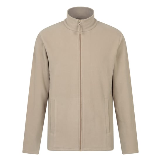 Mountain Warehouse - "Raso" Fleece-Oberteil für Herren, Durchgehender Reißverschluss (Naturweiß) - Image 1