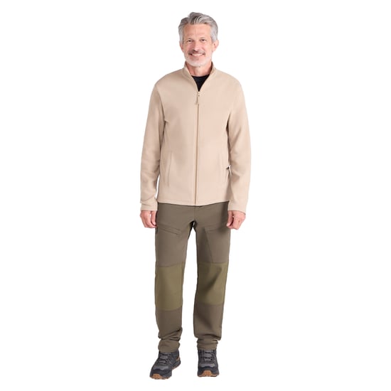 Mountain Warehouse - "Raso" Fleece-Oberteil für Herren, Durchgehender Reißverschluss (Naturweiß) - Image 3