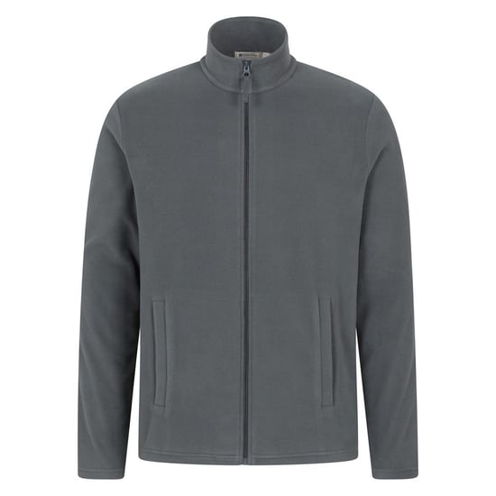 Mountain Warehouse - "Raso" Fleece-Oberteil für Herren, Durchgehender Reißverschluss (Dunkelgrau) - Image 1