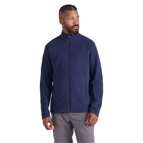 Mountain Warehouse - "Raso" Fleece-Oberteil für Herren, Durchgehender Reißverschluss (Marine) - Image 3
