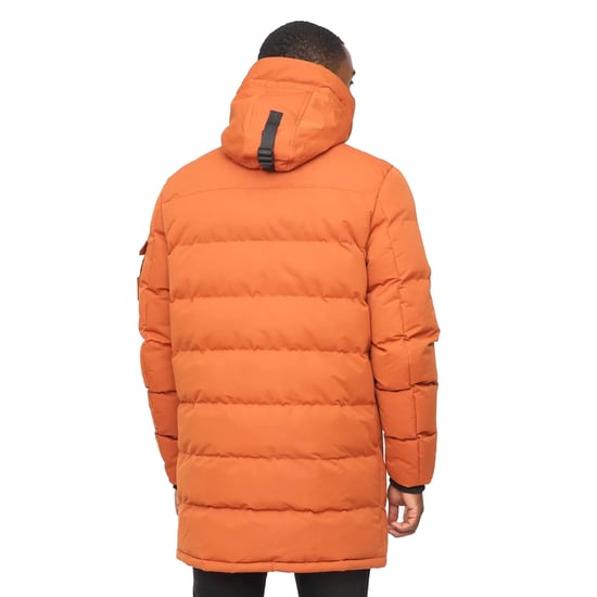 Crosshatch - "Milwaka" Jacke für Herren, Lang (Dunkel Orange) - Image 2