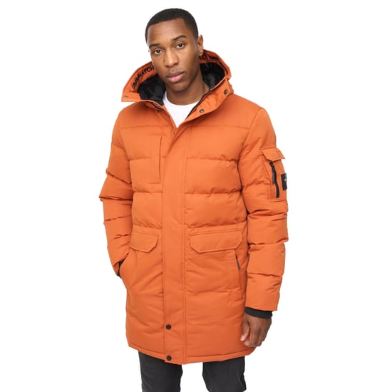 Crosshatch - "Milwaka" Jacke für Herren, Lang (Dunkel Orange) - Image 4