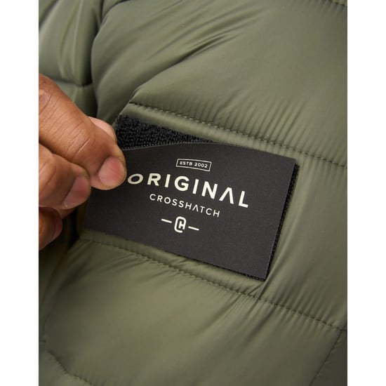 Crosshatch - "Gattering" Jacke für Herren (Olive Tarnung) - Image 4
