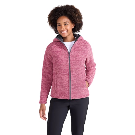 Mountain Warehouse - "Hayfield" Fleece-Oberteil für Damen, Kunstfell gefüttert, Meliert (Pink) - Image 1