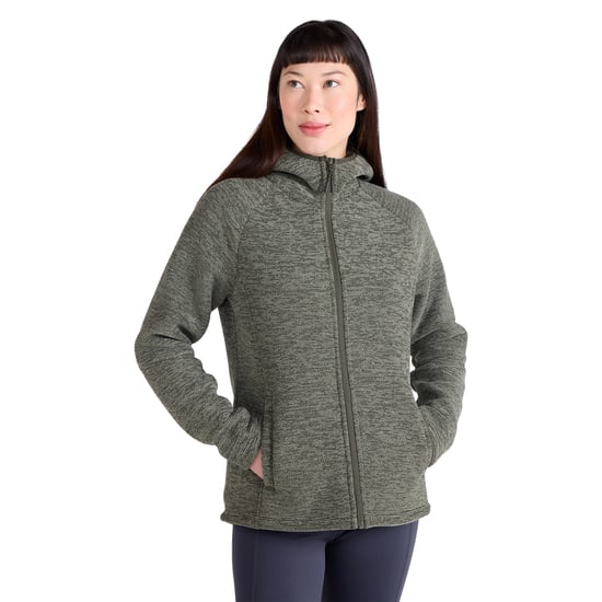 Mountain Warehouse - "Hayfield" Fleece-Oberteil für Damen, Kunstfell gefüttert, Meliert (Khakigrün) - Image 1