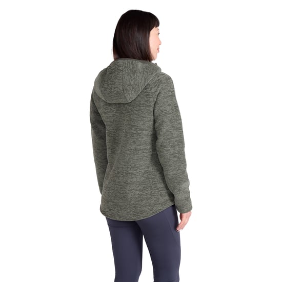 Mountain Warehouse - "Hayfield" Fleece-Oberteil für Damen, Kunstfell gefüttert, Meliert (Khakigrün) - Image 2