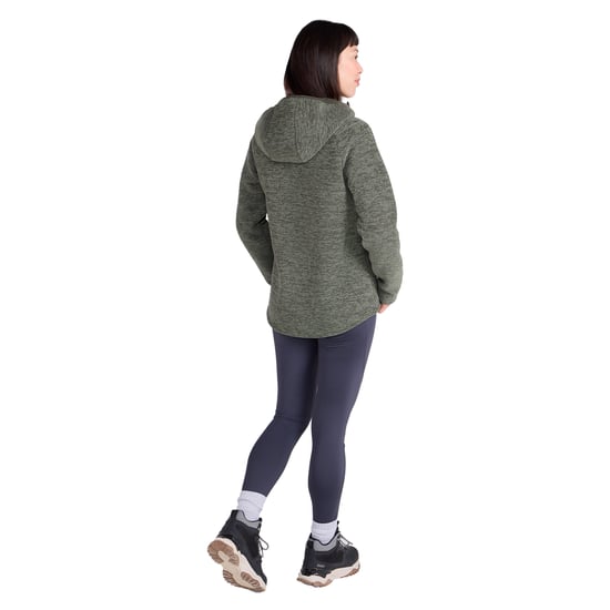 Mountain Warehouse - "Hayfield" Fleece-Oberteil für Damen, Kunstfell gefüttert, Meliert (Khakigrün) - Image 4