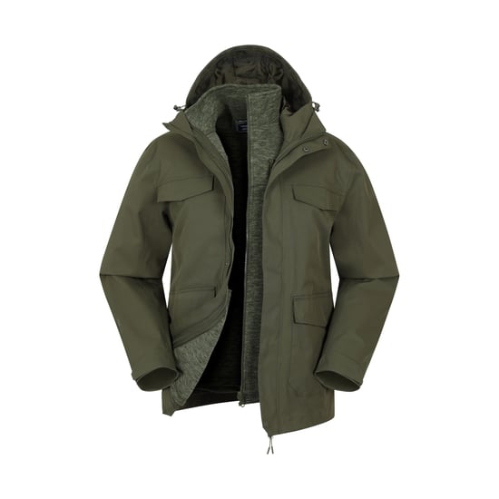 Mountain Warehouse - "Rushes" Jacke, wasserfest für Herren (Khakigrün) - Image 6