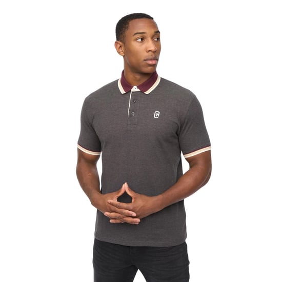 Crosshatch - "Chimlacks" Poloshirt für Herren (Schwarz) - Image 1